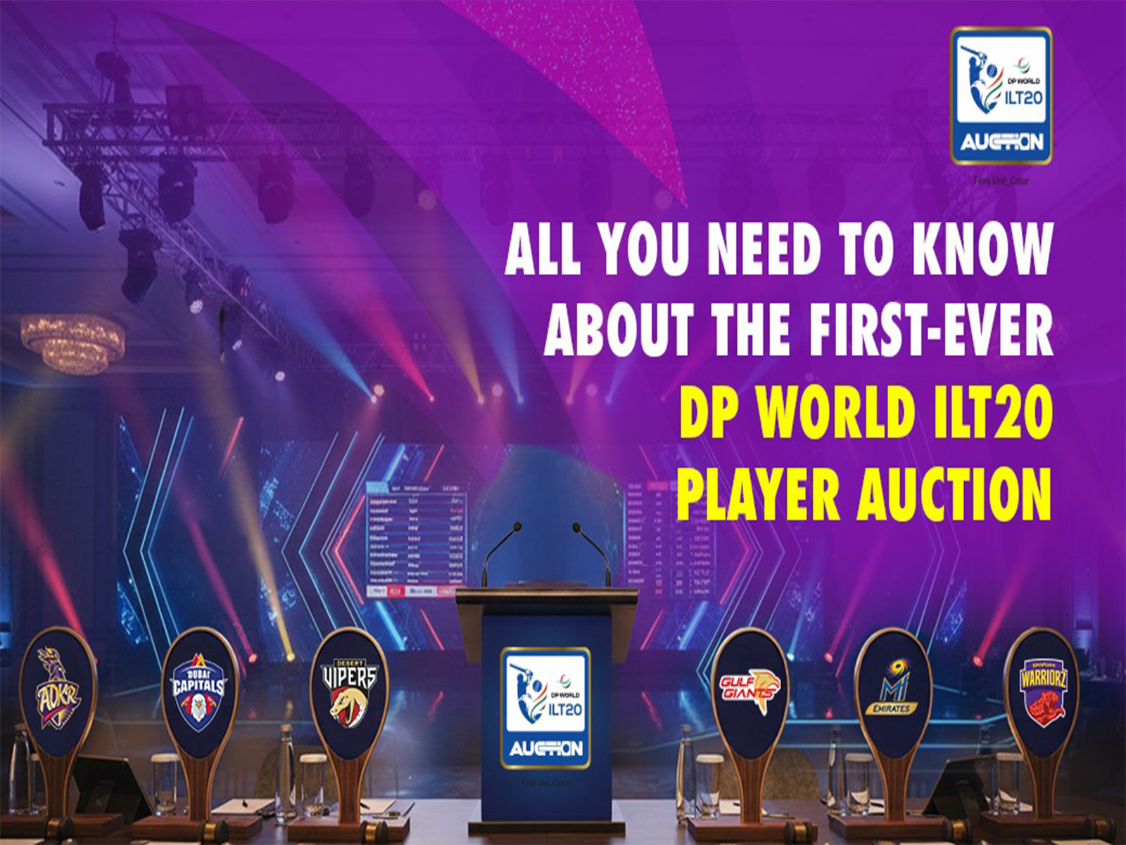 International League T20 Auction logo