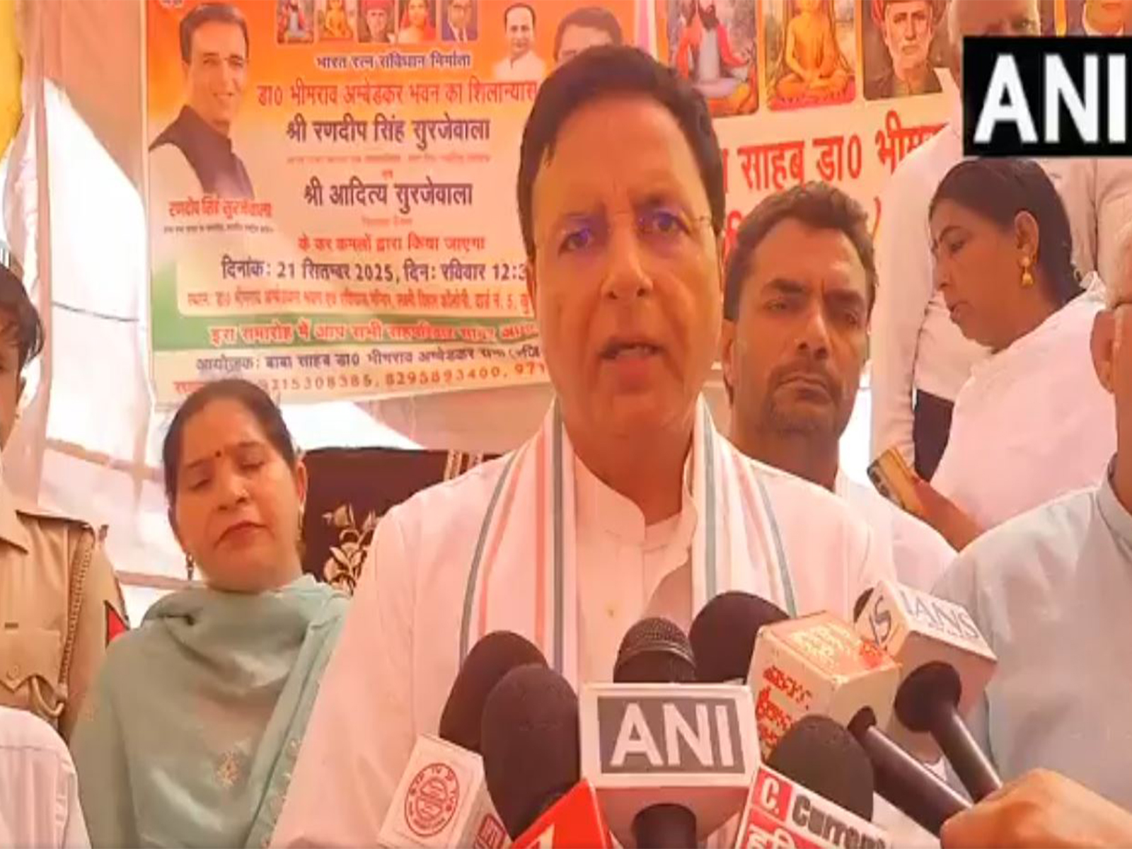 Congress MP Randeep Surjewala on H1B visa fee hike (Photo/ANI)