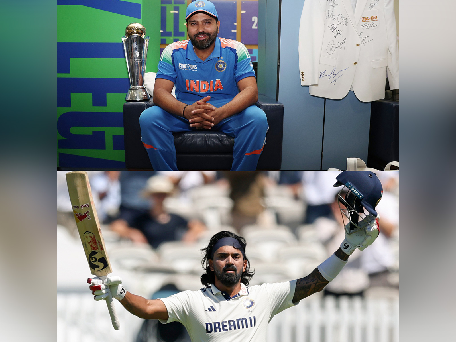 Rohit Sharma and KL Rahul. (Photo: ANI)