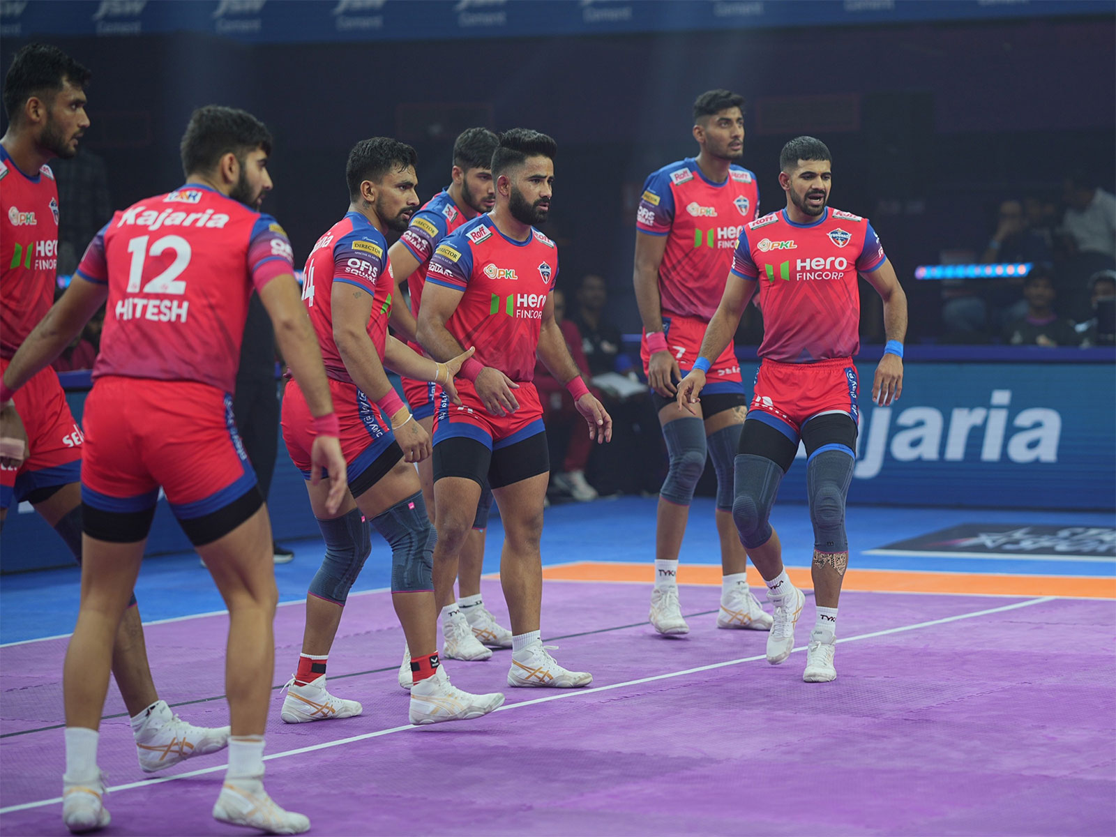 UP Yoddhas in action during Pro Kabaddi League season 12 (Image: PKL/UP Yoddhas)