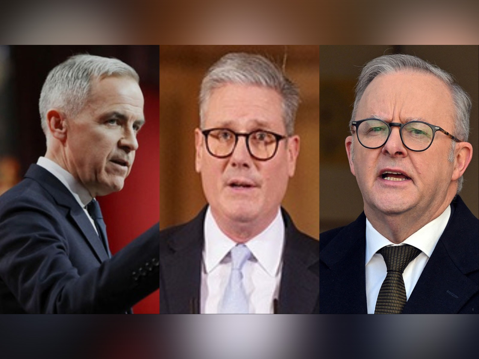 Prime Minister of Canada Mark Carney, Prime Minister of UK Keir Starmer, Prime Minister of Australia Anthony Albanese (L to R) (File Photo/Reuters) Prime Minister of Canada Mark Carney, Prime Minister of UK Keir Starmer, Prime Minister of Australia Anthony Albanese (L to R) (File Photo/Reuters)