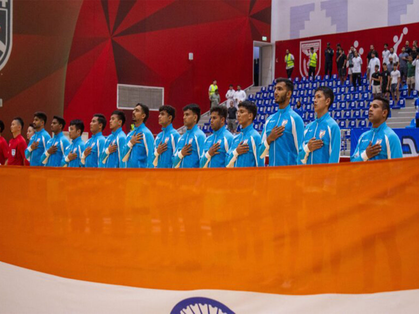 Indian football team at AFC Futsal Asian Cup 2026 Qualifiers (Image: AIFF media)