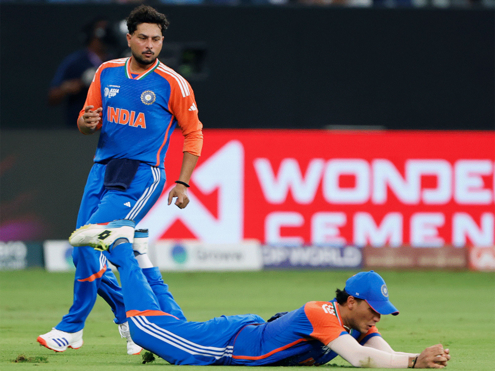 Abhishek Sharma taking a catch (Photo/ANI)