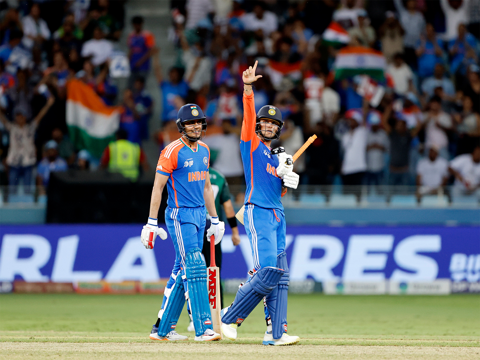 Abhishek Sharma and Shubman Gill. (Photo: ANI)