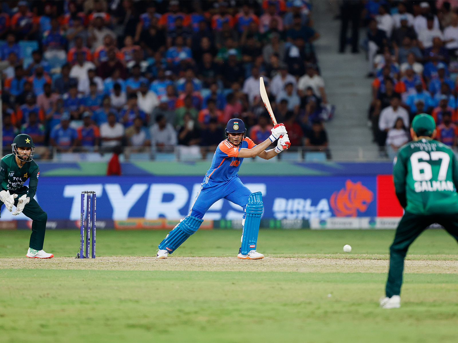 India and Pakistan in action. (Photo: ANI)