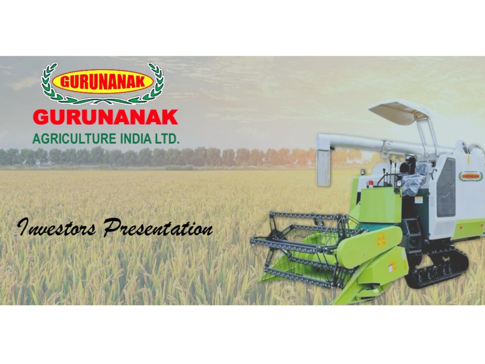 Gurunanak Agriculture India Limited