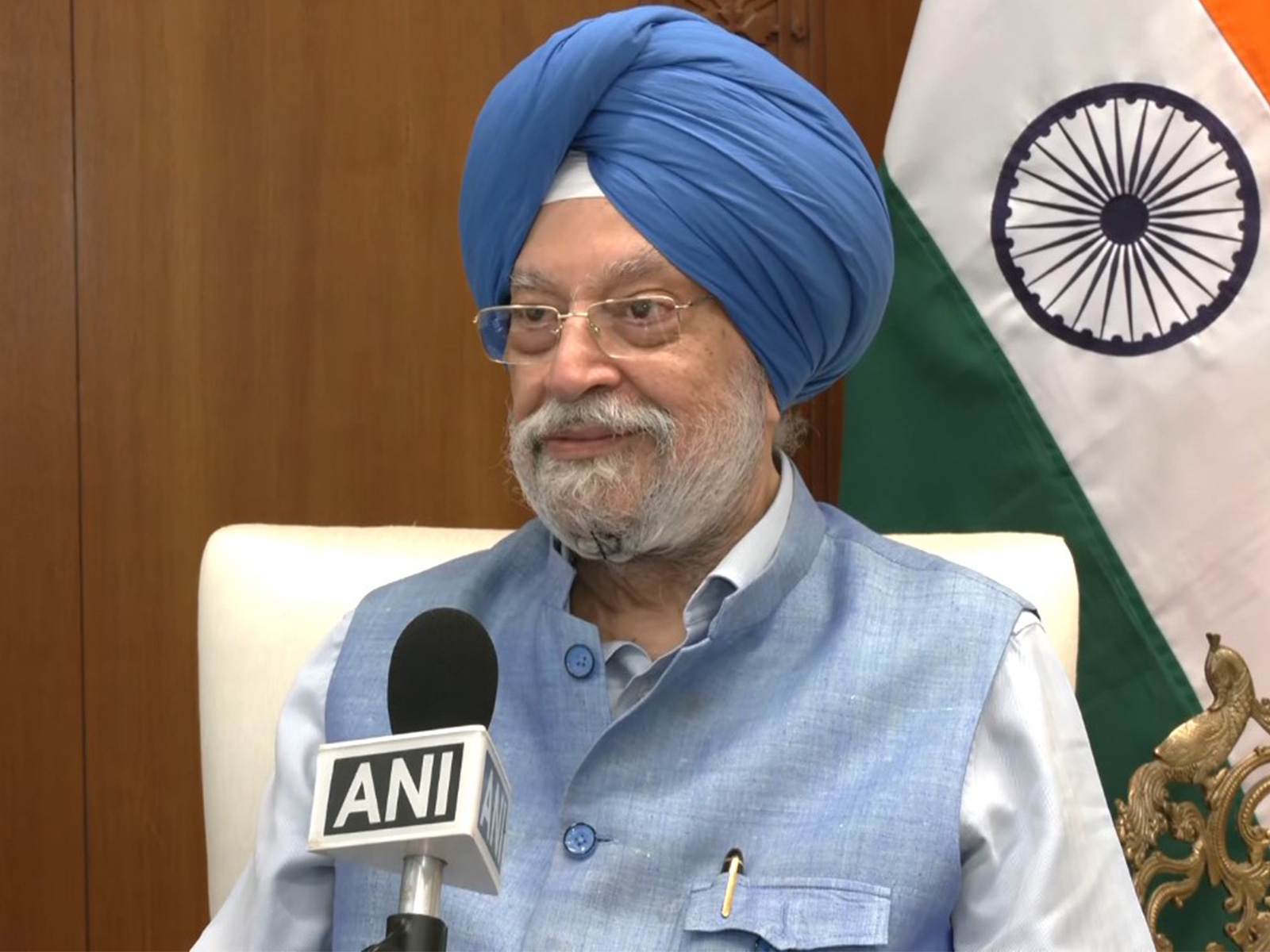 Union Petroleum and Natural Gas Minister Hardeep Singh Puri (Photo/ANI)