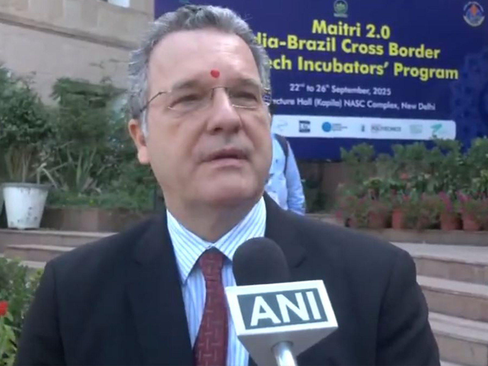 Ambassador of Brazil to India Kenneth Felix Haczynski da Nobrega (Photo/ANI)