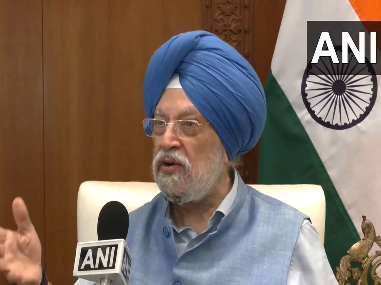  Union Petroleum and Natural Gas Minister Hardeep Puri  (Photo/ANI)