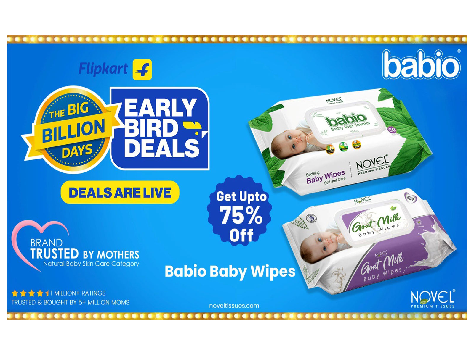 Why Novel Babio Baby Wipes are a Parent’s Best Friend during these Flipkart Big Billion Days