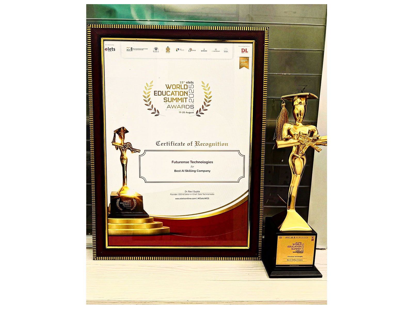 Futurense Honored at World Education Summit 2025