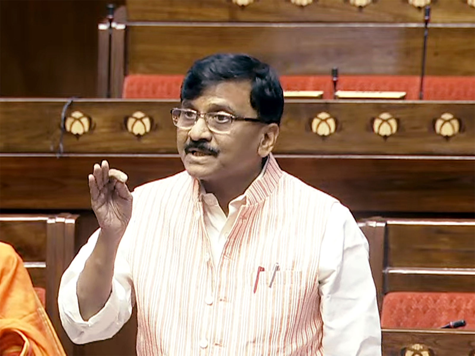 Shiv Sena (UBT) MP Sanjay Raut (Photo: Sansad TV)
