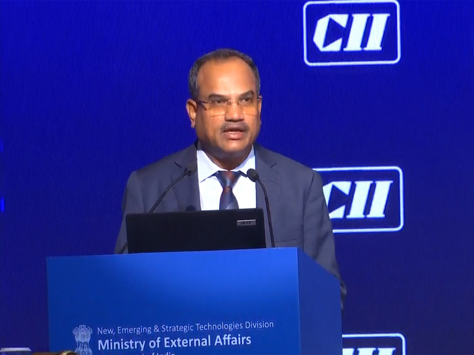 Mahaveer Singhvi, Joint Secretary, NEST, Ministry of External Affairs (Photo/ANI)