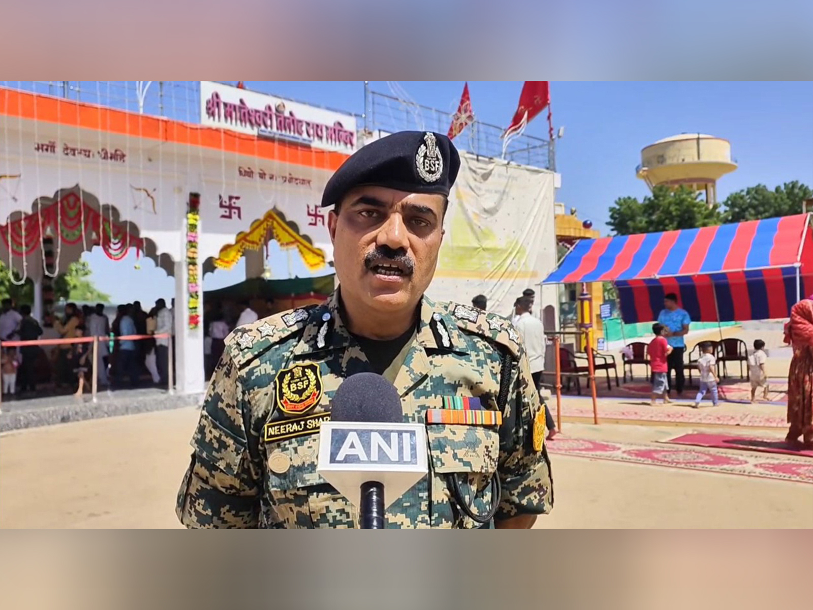 BSF Commandant Neeraj Sharma (Photo/ANI)