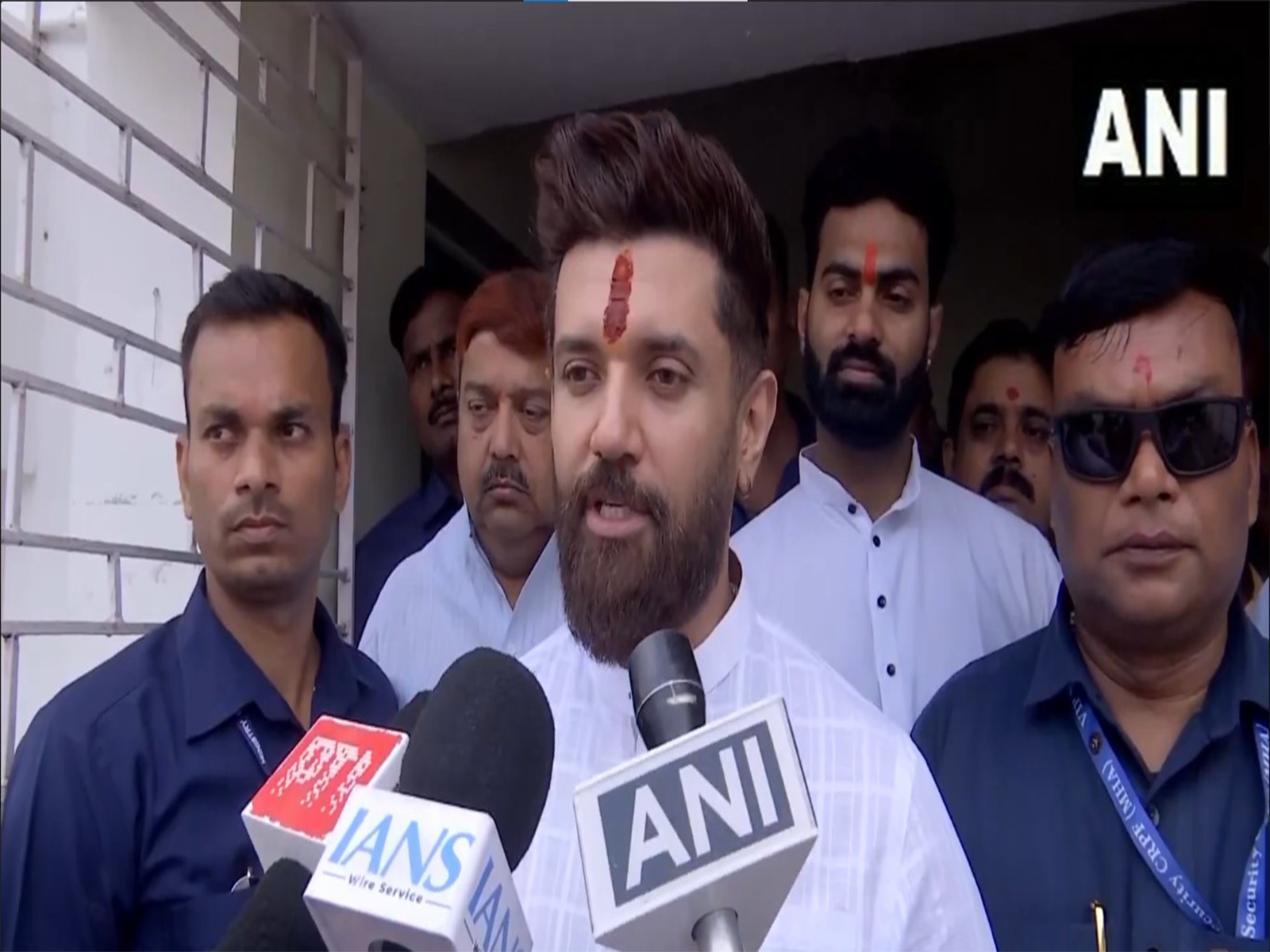 Union Minister Chirag Paswan (Photo: ANI) 