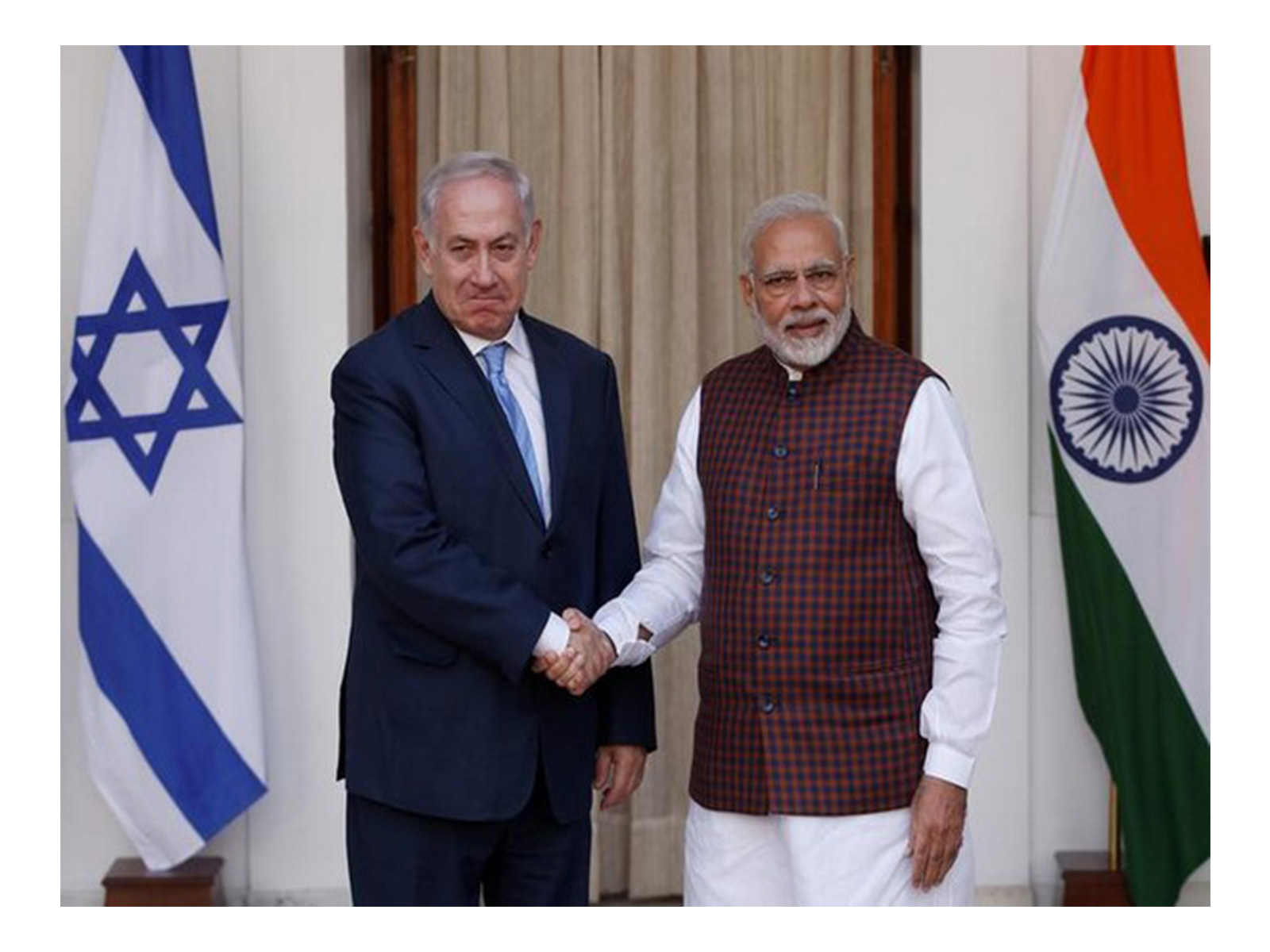 Israel Prime Minister Benjamin Netanyahu and Prime Minister Narendra Modi (File Photo/ANI)