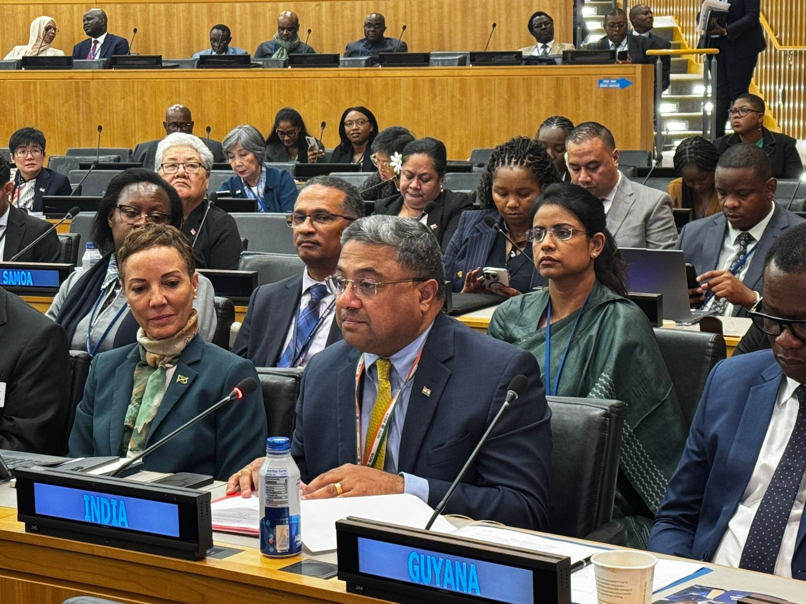Ambassador Sibi George at UNGA (Photo:X/@IndiaUNNewYork)