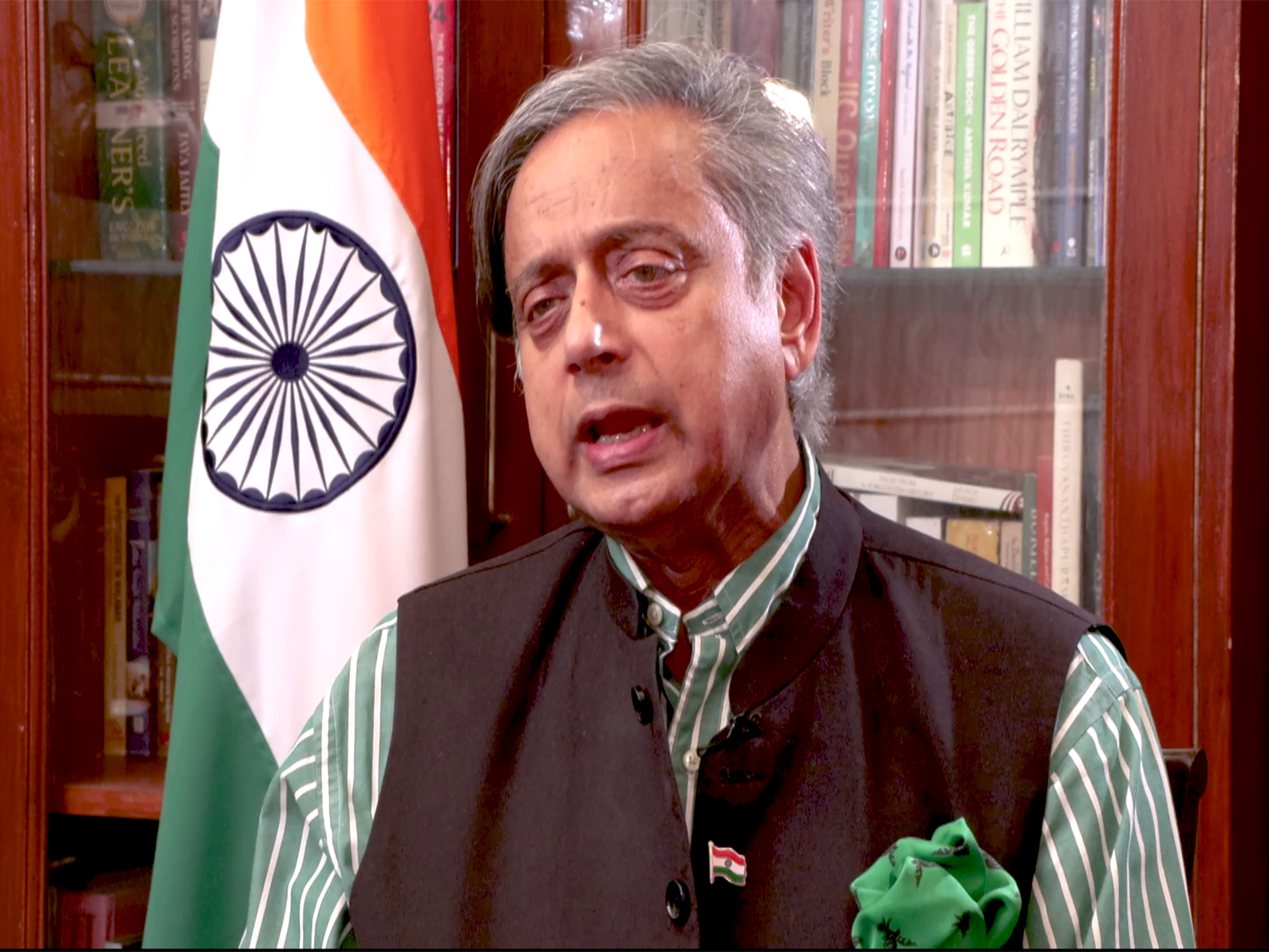 Congress MP and former Minister of State for External Affairs, Shashi Tharoor (Photo/ANI)