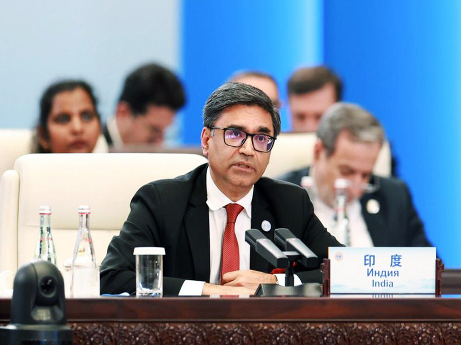 Foreign Secretary Vikram Misri a recipient of the Special Award from Hindu College OSA (File Photo /ANI)