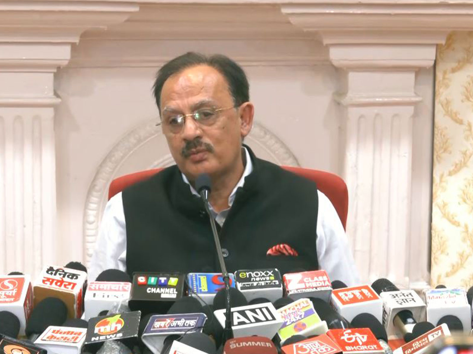 Industry Minister of Himachal Pradesh Harshvardhan Chauhan. (Photo/ANI)