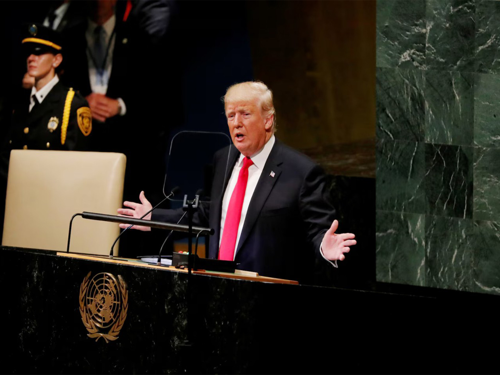 US President Donald Trump addressed the 73rd session of the United Nations General Assembly in New York (File Photo/Reuters)