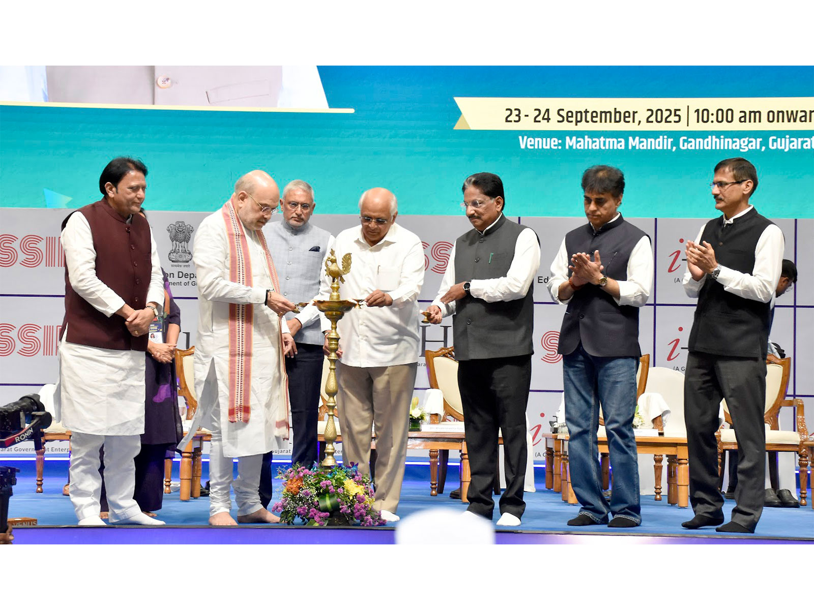 Union Minister Amit Shah at the event (Photo: Gujarat Information English PR)
