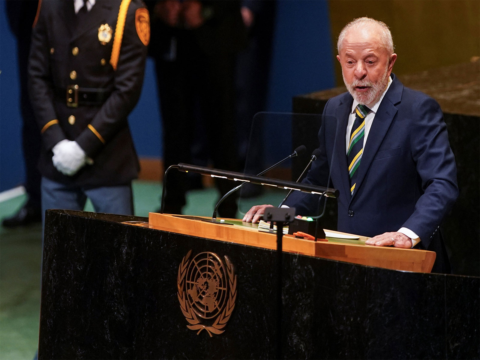 Brazilian President Luiz Inácio Lula da Silva addresses the 80th session of the United Nations General Assembly in New York (Photo/Reuters)