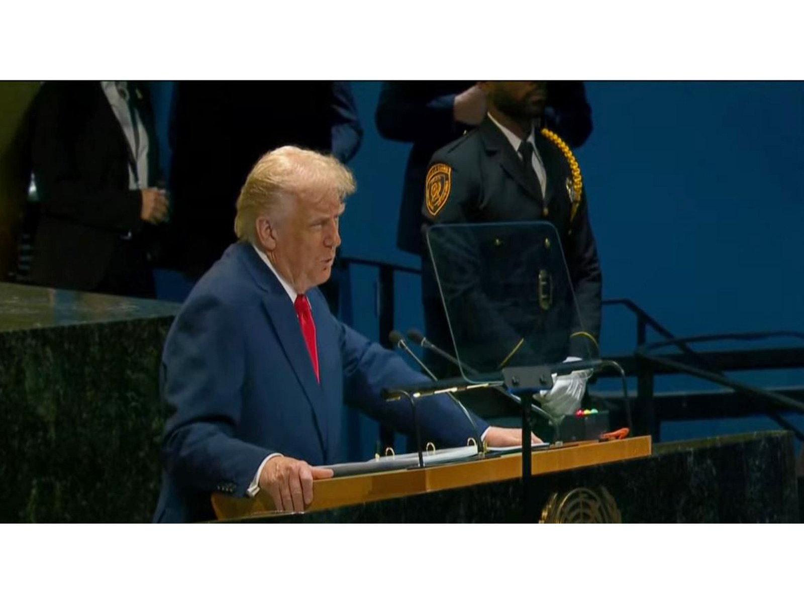 US President Donald Trump addresses the 80th United Nations General Assembly in New York, criticising Russia’s war in Ukraine (Photo/YouTube)