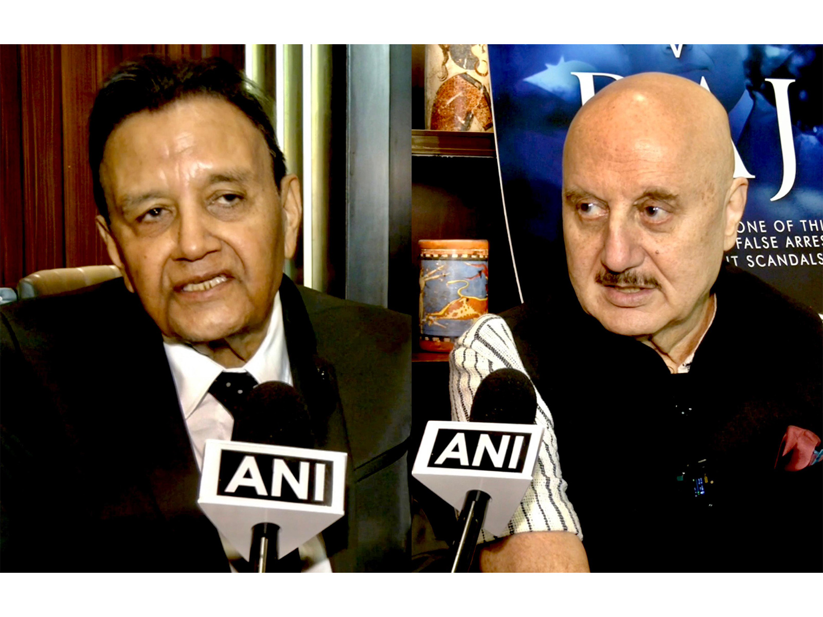 Dr Raj Bothra and Anupam Kher (Photo: ANI)
