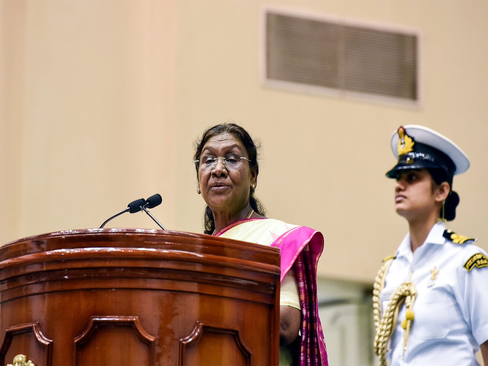 Presidnet Droupadi Murmu (Photo: ANI)