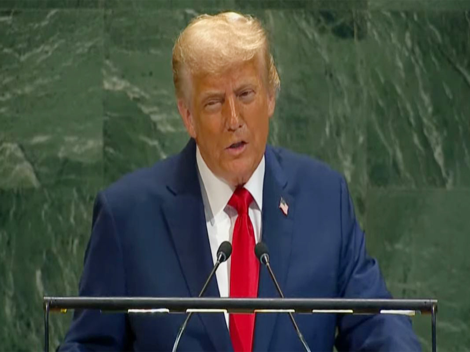 US President Donald Trump addresses the 80th session of the United Nations General Assembly in New York (Photo/YouTube @unitednations) US President Donald Trump addresses the 80th session of the United Nations General Assembly in New York (Photo/YouTube @unitednations)