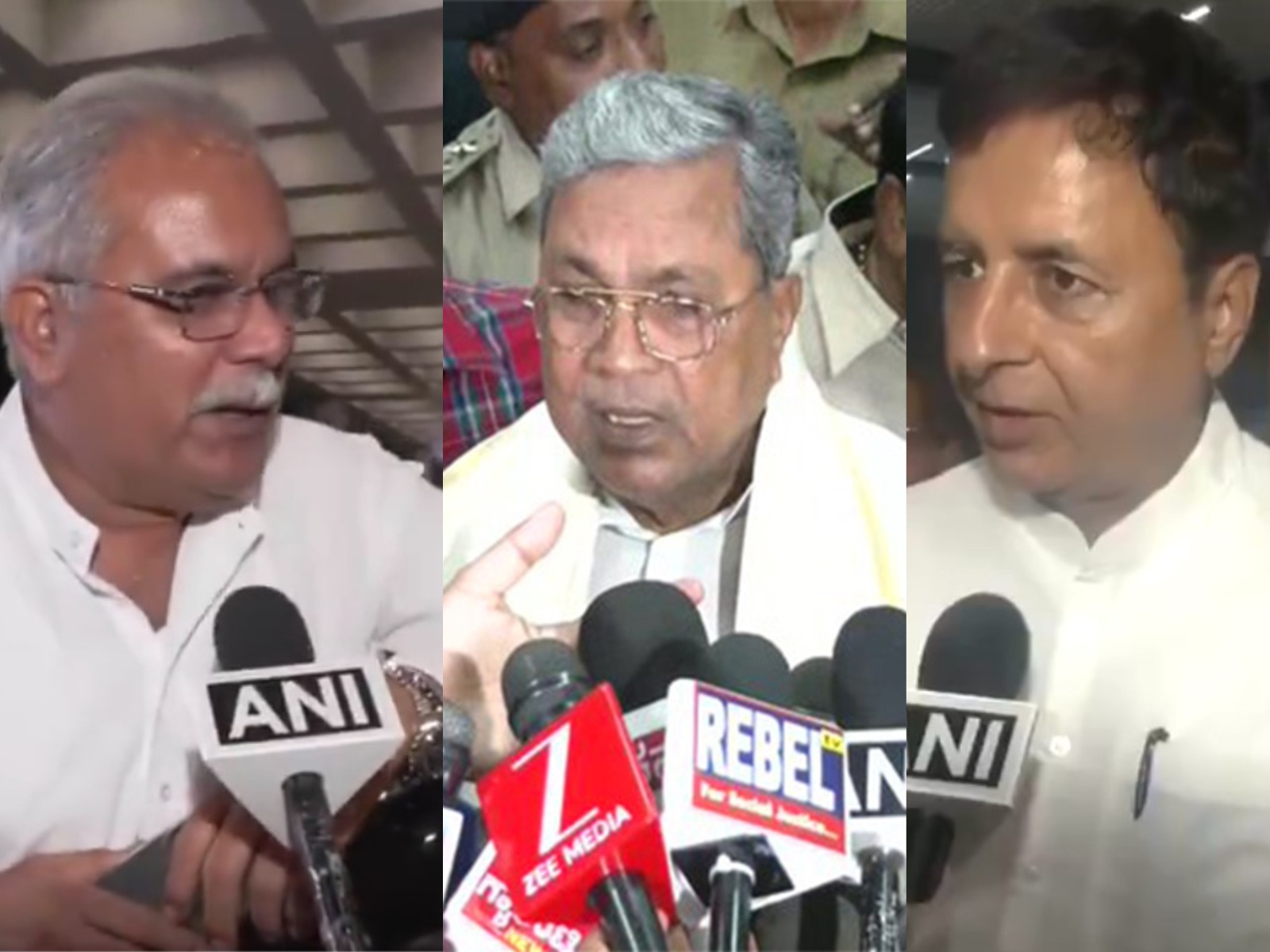 Congress leaders arrive in Patna for CWC meeting (Photo/ANI)