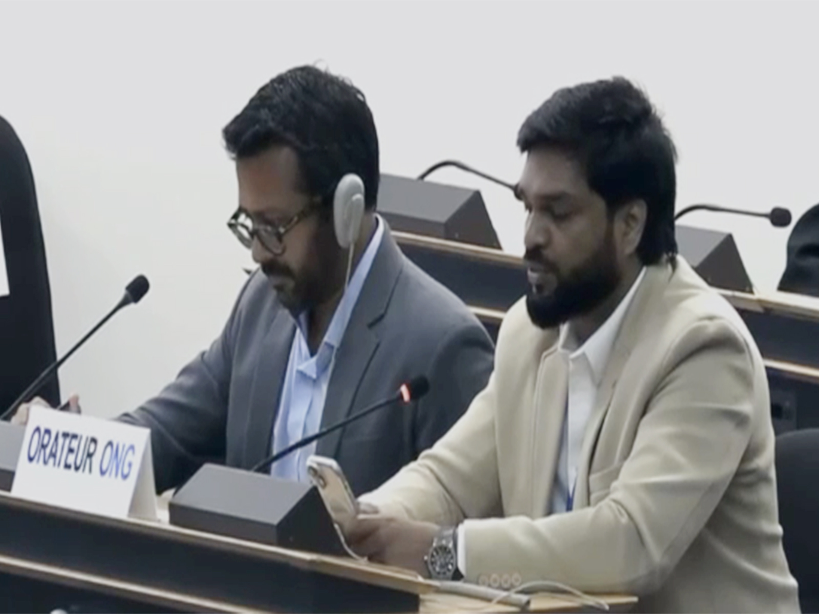 Shah Faisal Mohammad, Representative of ECO-FAWN society (Image/UN TV)