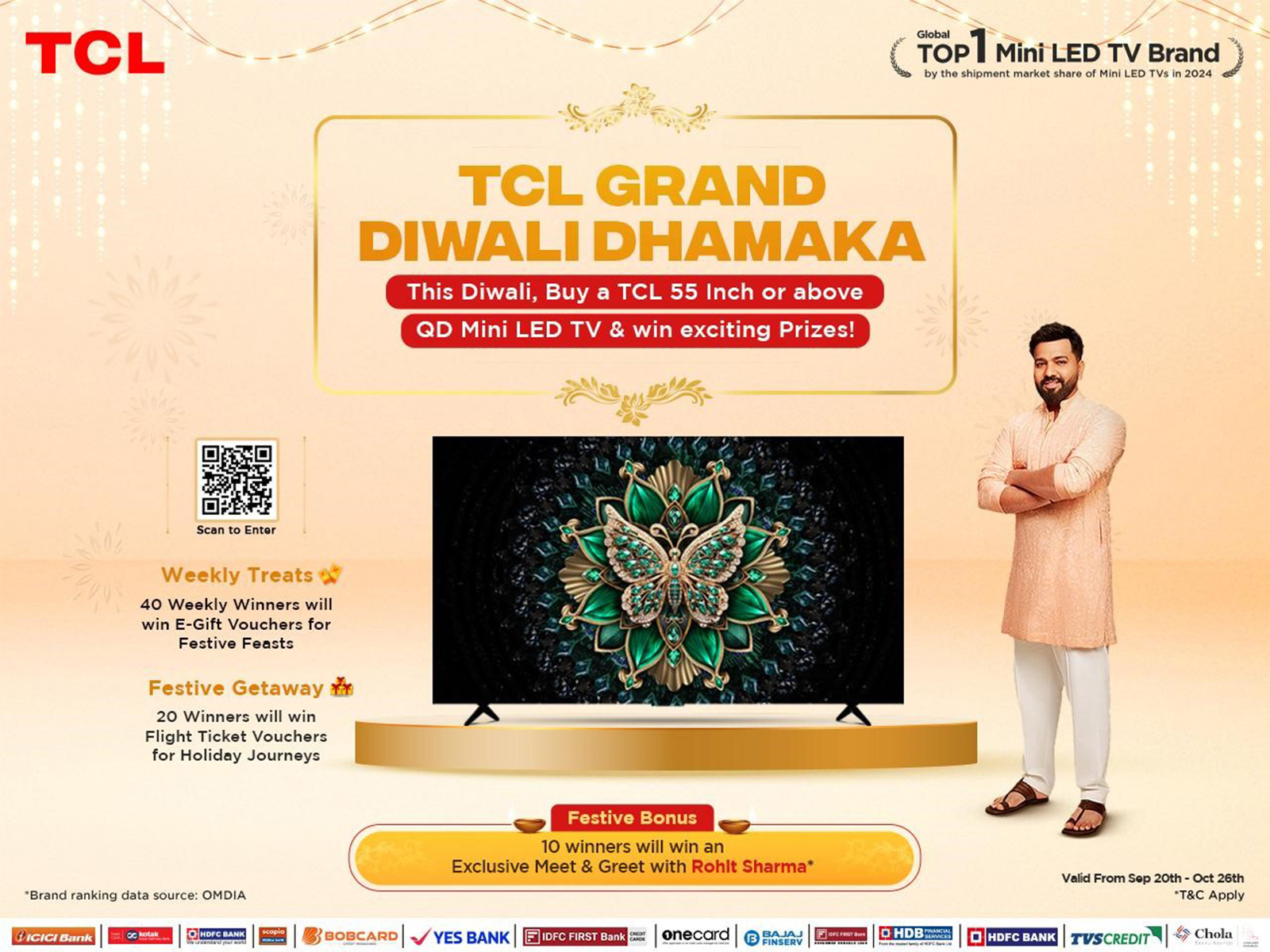 TCL’s Grand Diwali Dhamaka: Exciting Contest for 55 inch & Above QD Mini LED TVs
