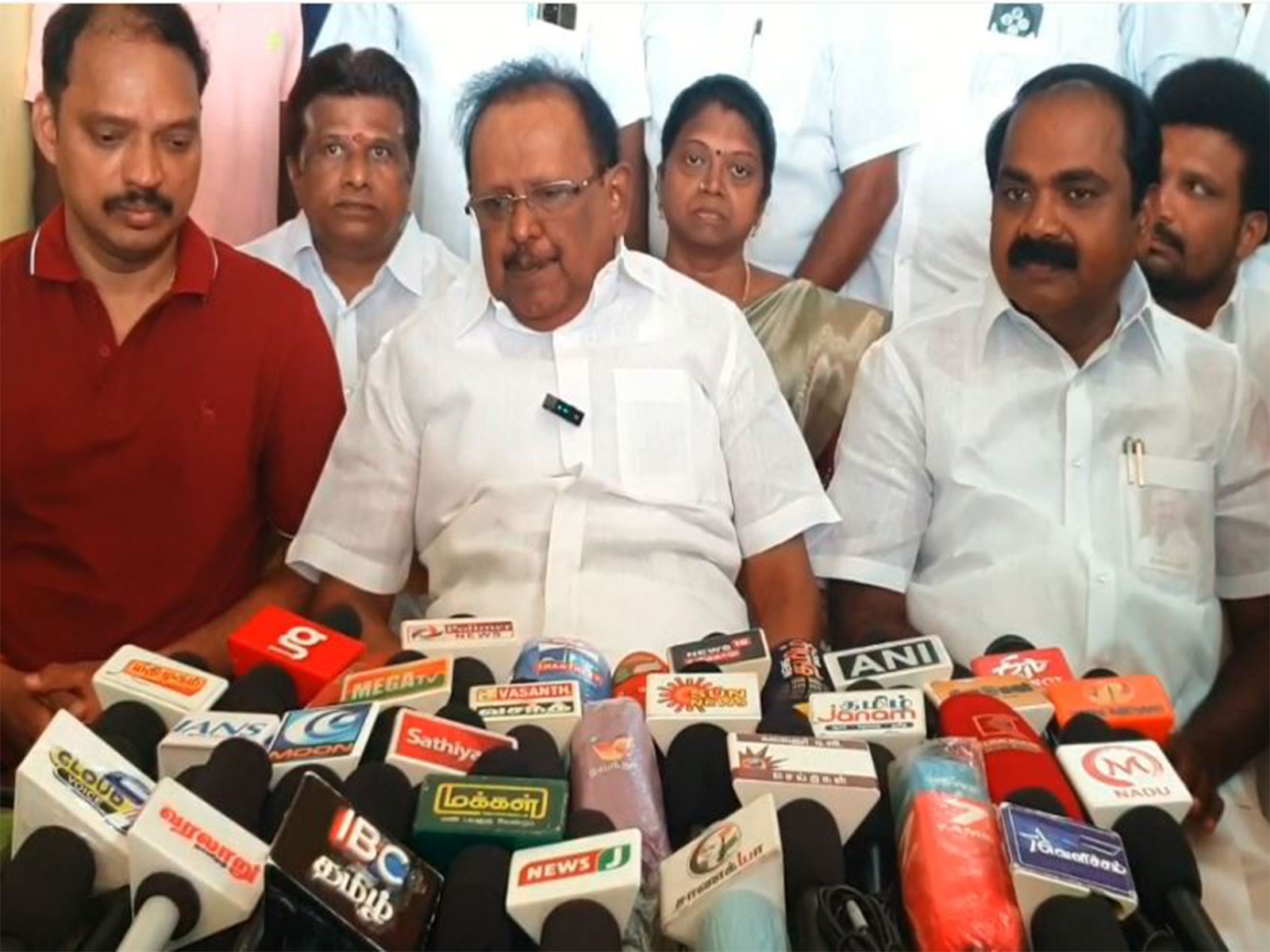 Tamil Nadu Minister for Natural Resources, Raghupathi (Photo/ANI)