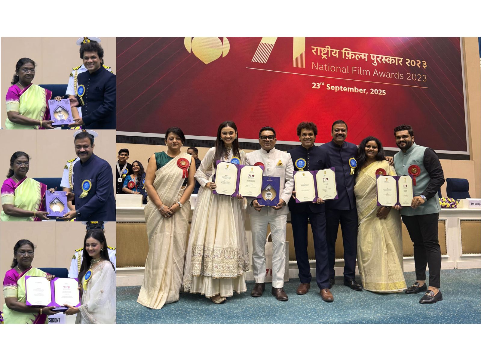 Gujarati Cinema Creates History: ‘Vash’ Wins Two National Awards, Honored by President Smt. Droupadi Murmu