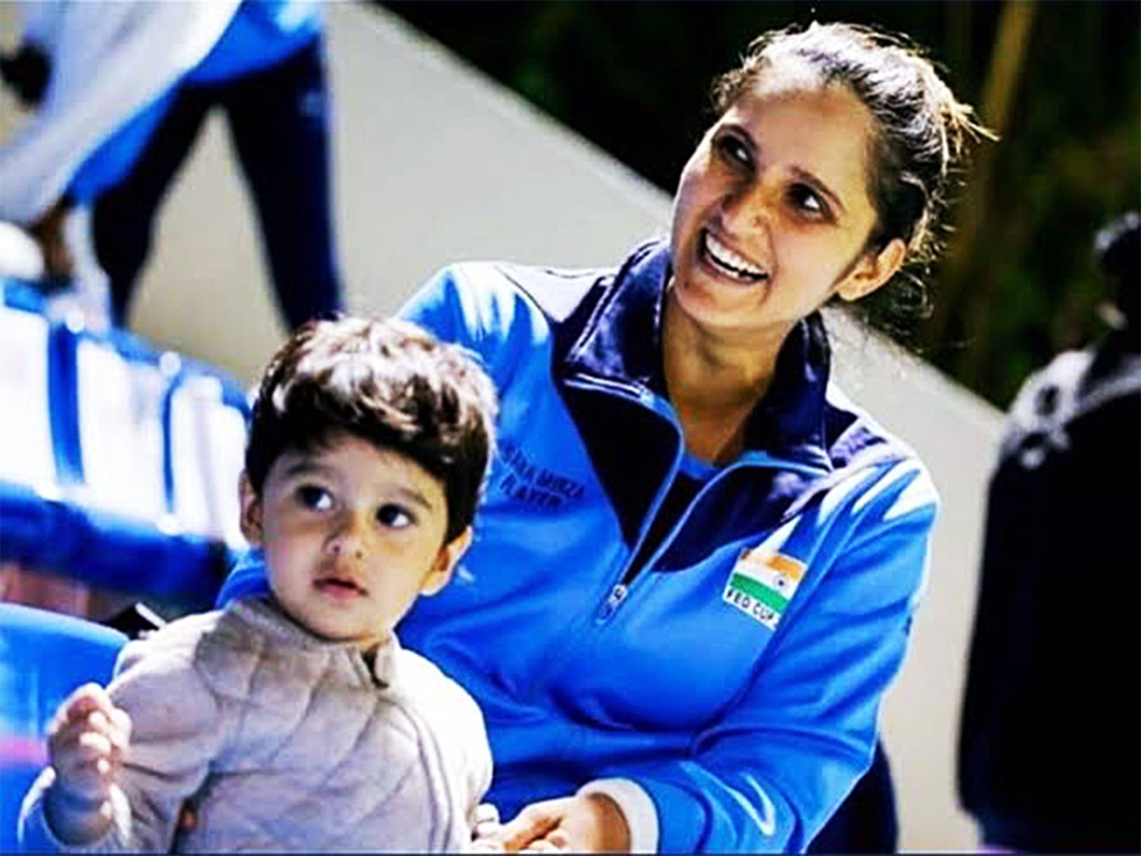 Sania Mirza with her son (Photo: ANI)