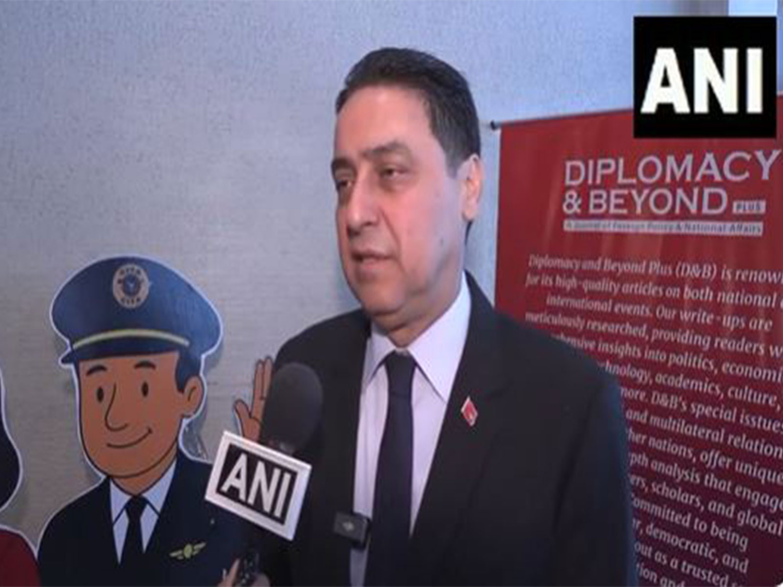 Morocco’s Secretary of State for Foreign Trade Omar Hejira during his visit to New Delhi (Photo/ANI)