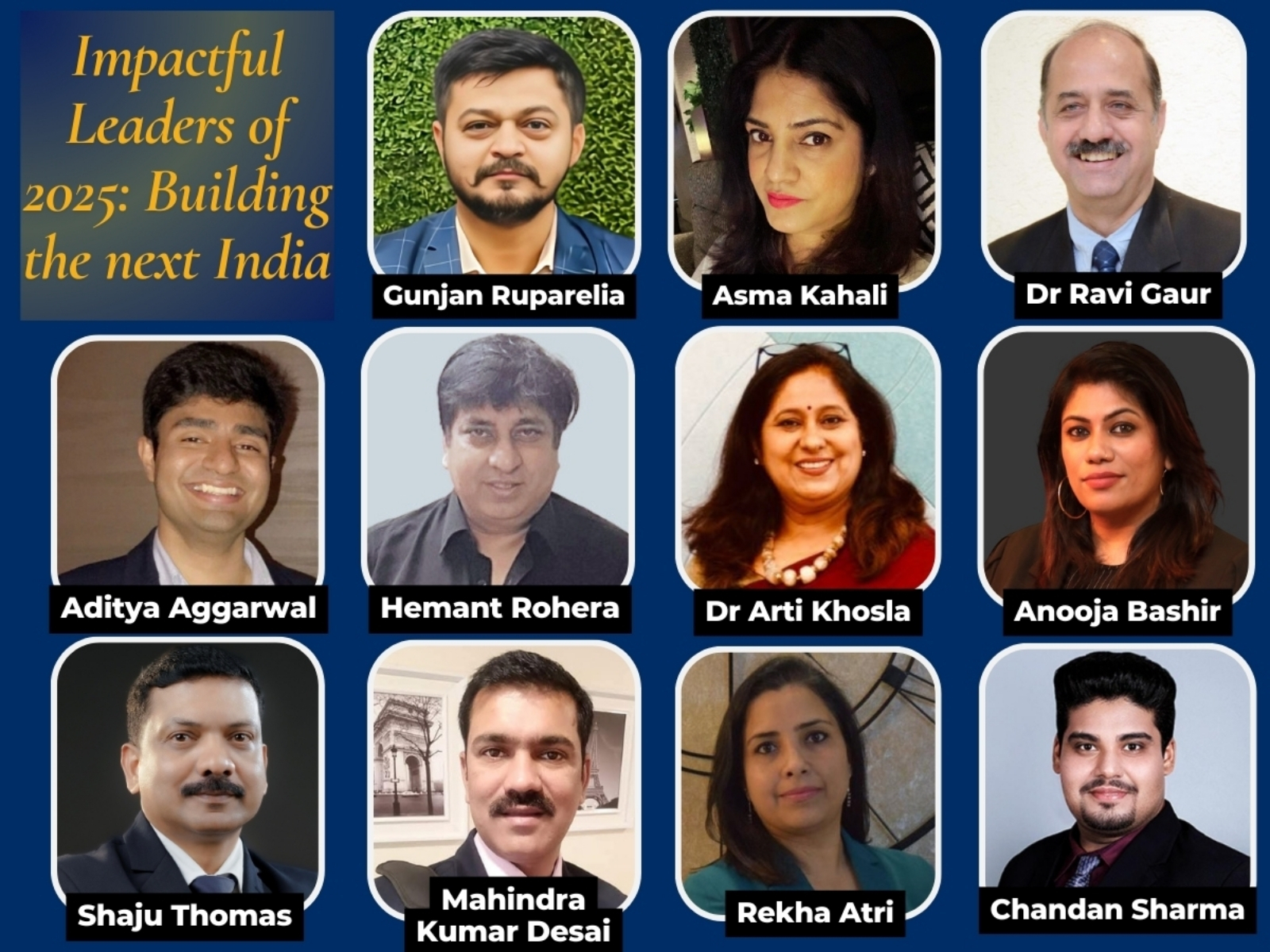 Impactful Leaders of 2025: Building the Next India