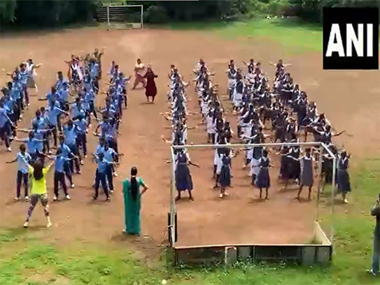 Kerala school students doing Zumba (File Photo/ANI)