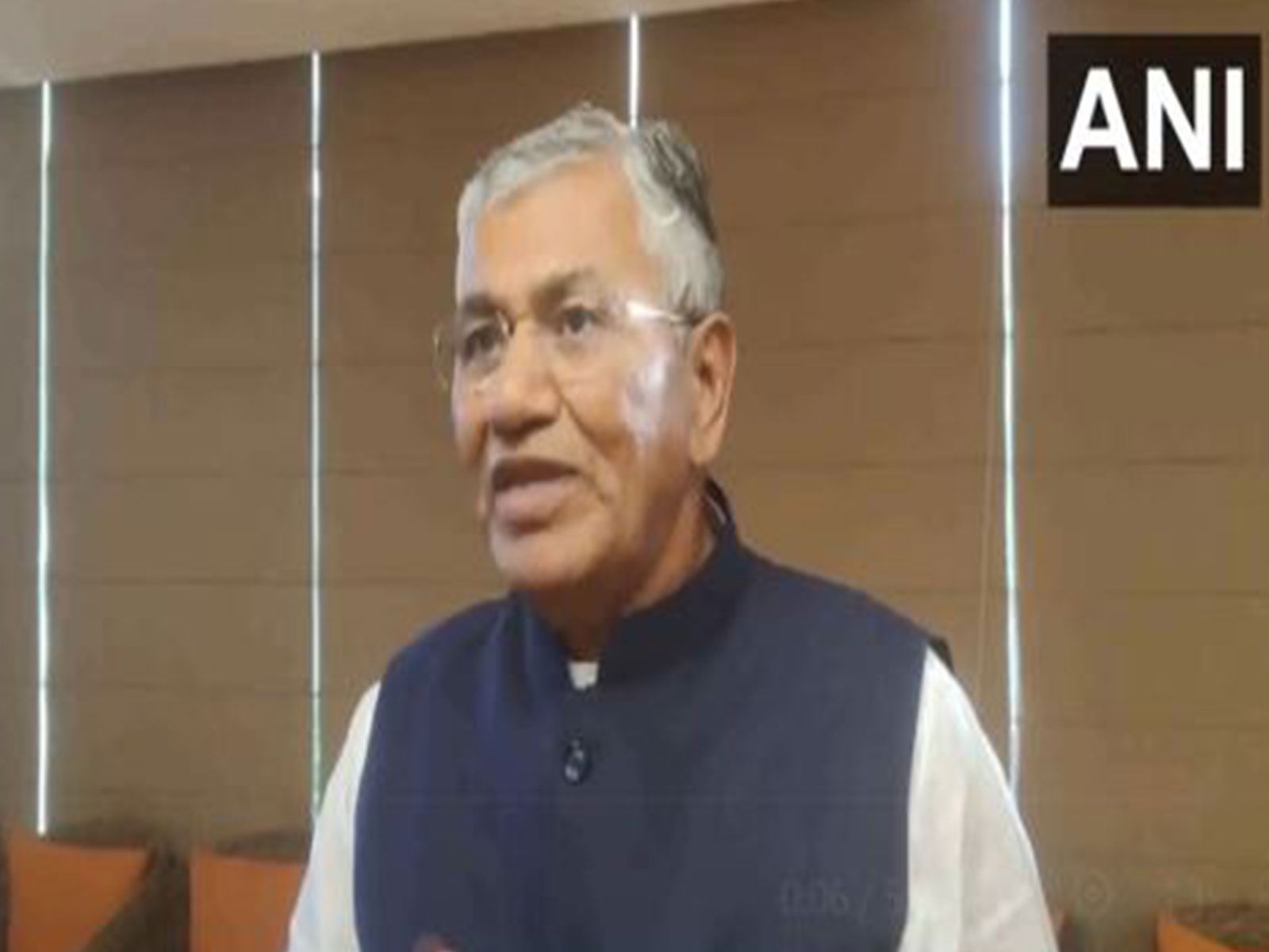 PP Chaudhary, Chairperson of JPC on ONOE (Photo: ANI)