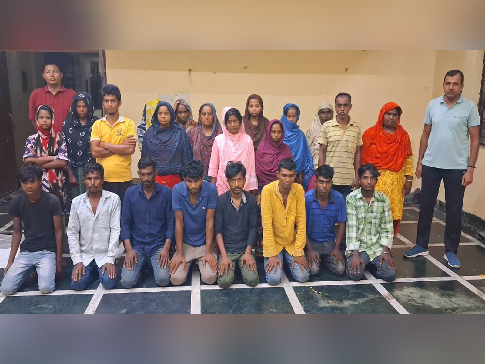 Delhi Police apprehends 25 Bangladeshi nationals (Photo/Delhi Police) 