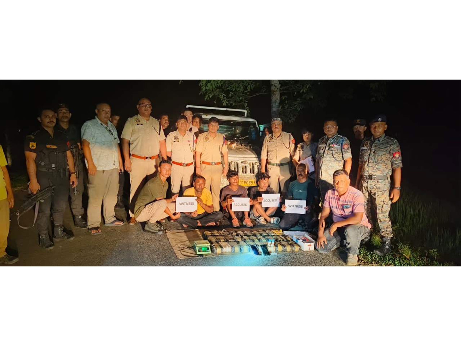 Assam Police arrestes two people in drug trafficking cartel (Photo Source- Assam Police) 