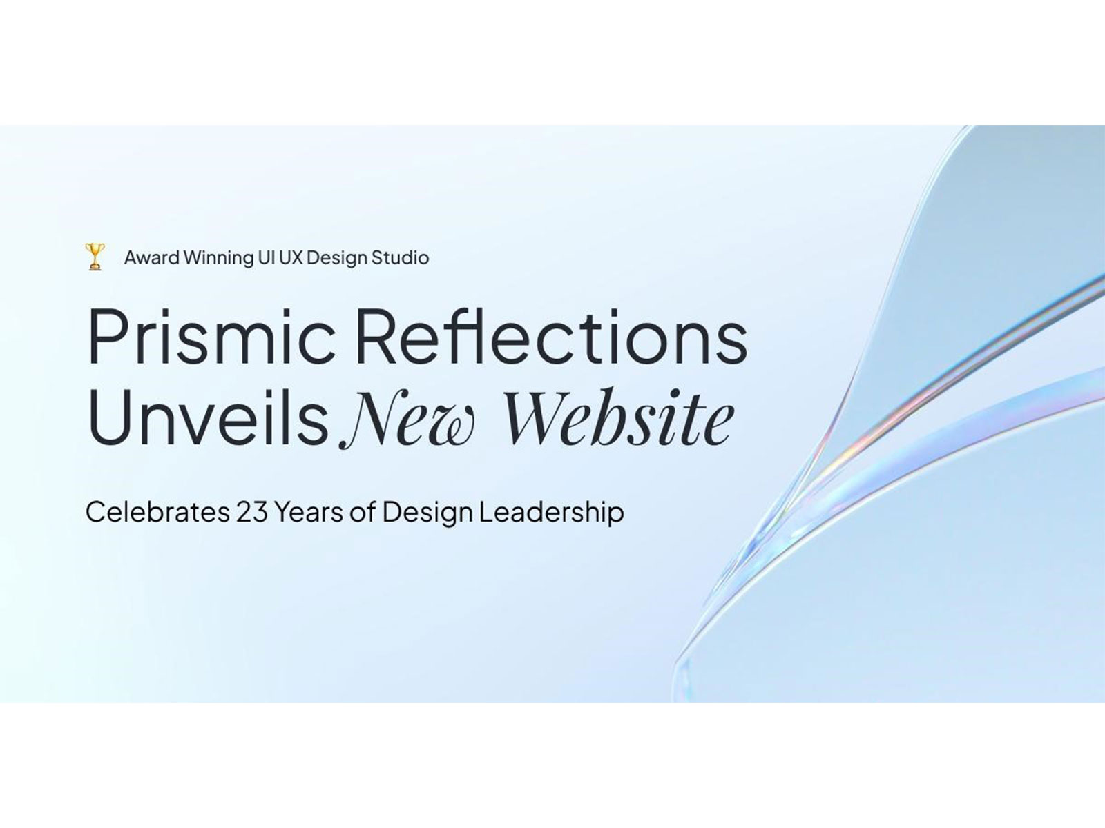 Prismic Reflections® Unveils New Website to Mark 23 Years of Design Leadership in India