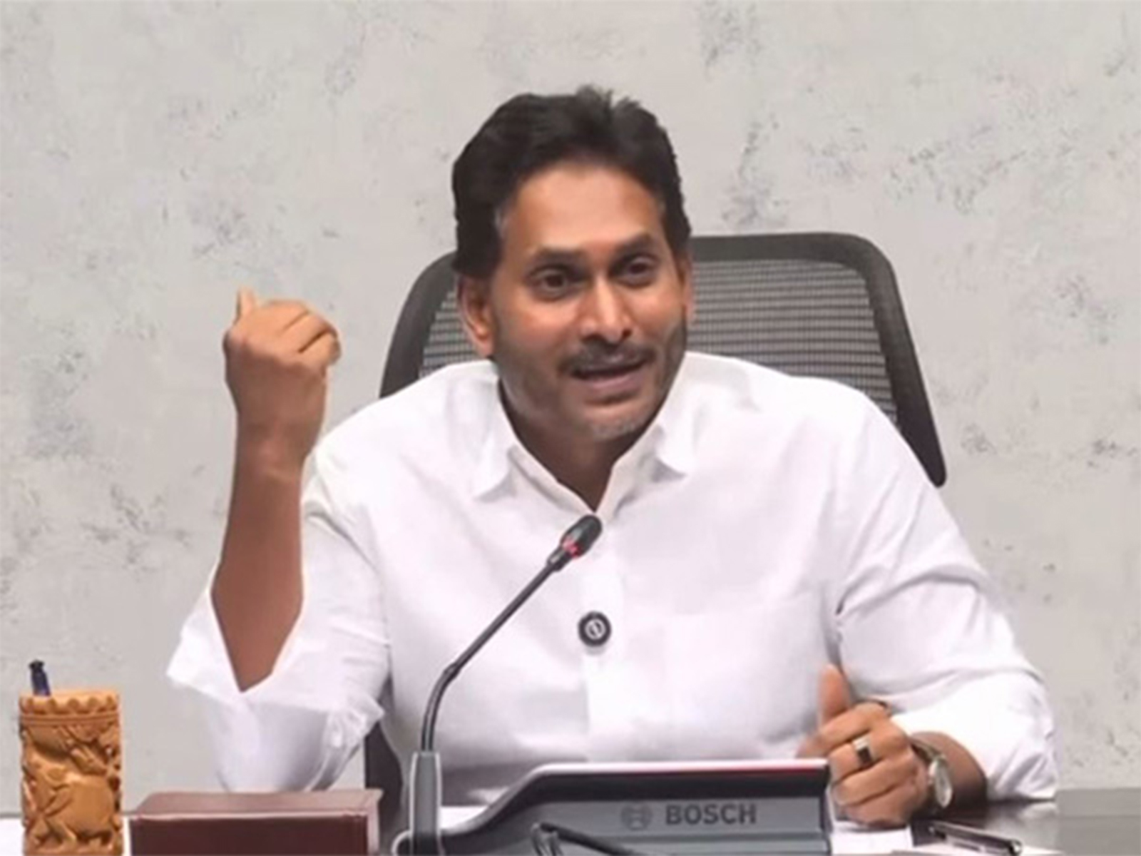 YSR Congress Party President and former Andhra Pradesh Chief Minister Y.S. Jagan Mohan Reddy (Photo/ANI)
