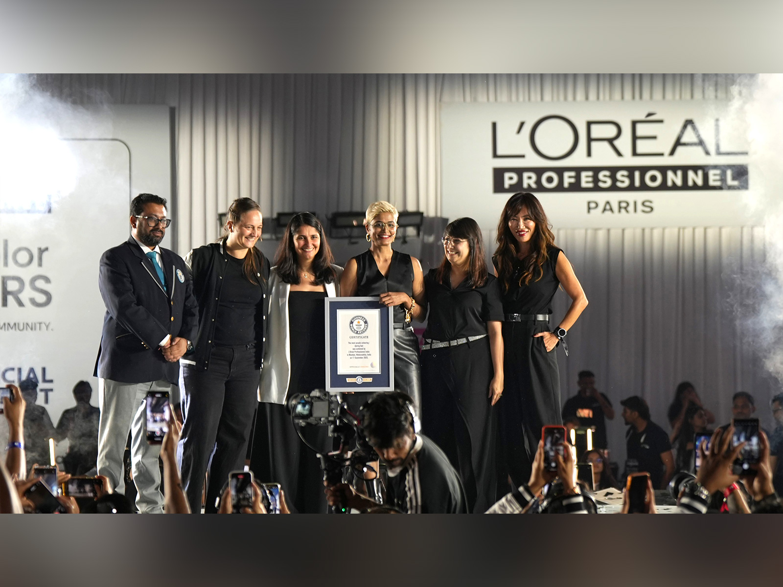 L'Oreal Professionnel sets GUINNESS WORLD RECORDS title for 