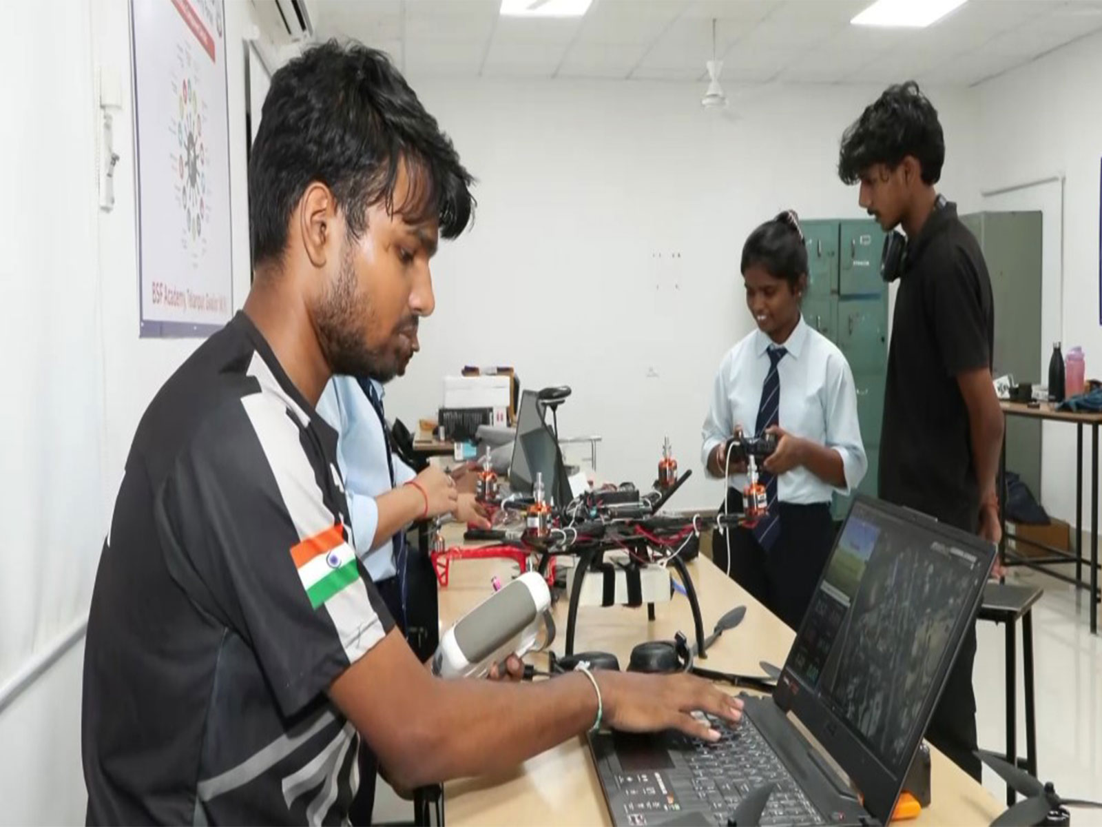 BSF's RJIT institute opens drone lab (Photo/ANI)
