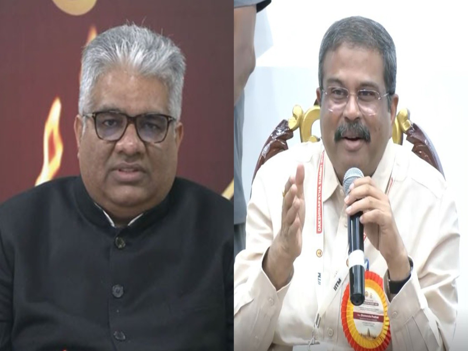 Union Ministers Bhupendra Yadav and Dharmendra Pradhan (File Photo/ANI)