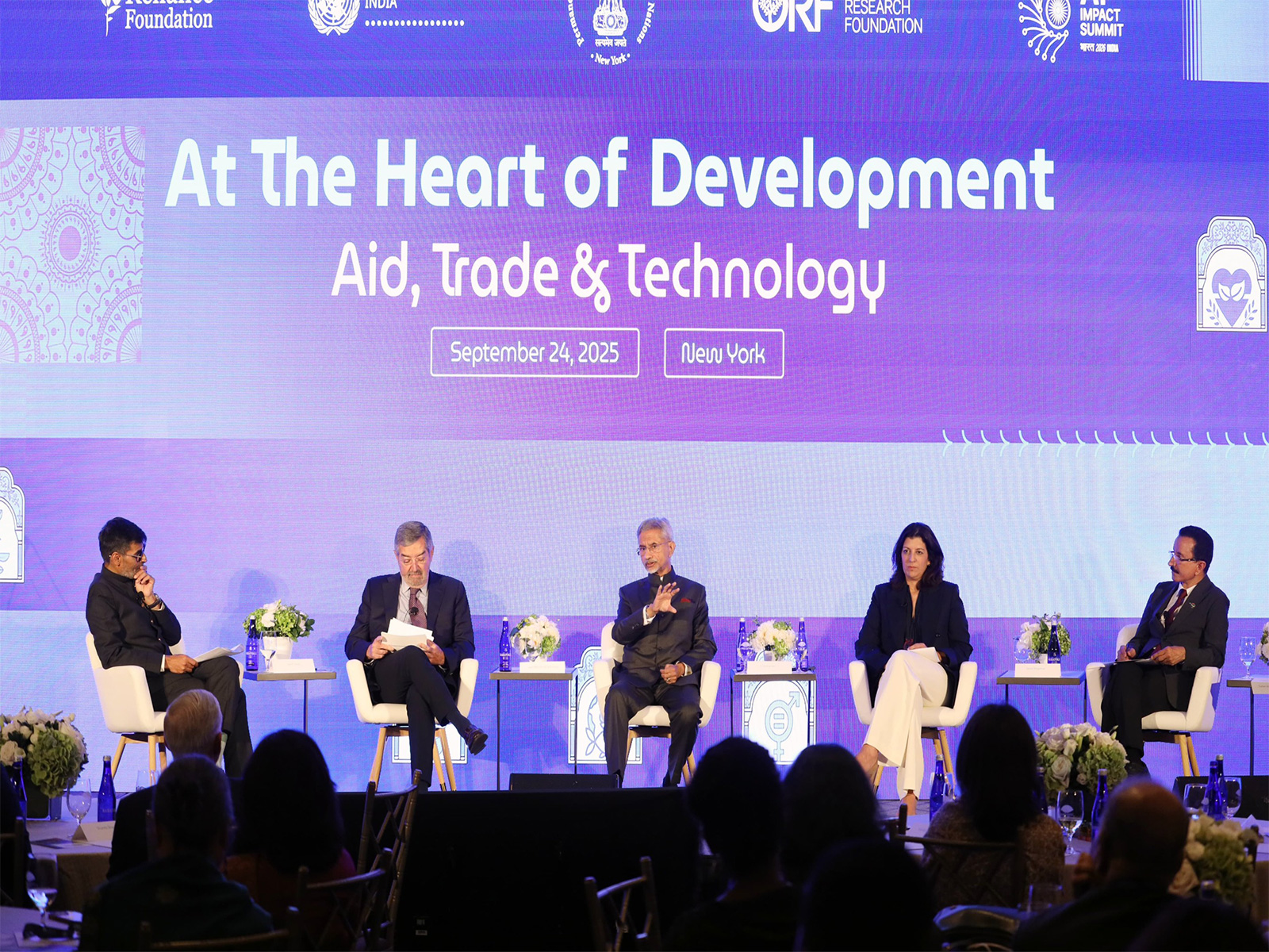 External Affairs Minister S Jaishankar speaks at the ORF Online panel in New York (Image: X/@DrSJaishankar) External Affairs Minister S Jaishankar speaks at the ORF Online panel in New York (Image: X/@DrSJaishankar)