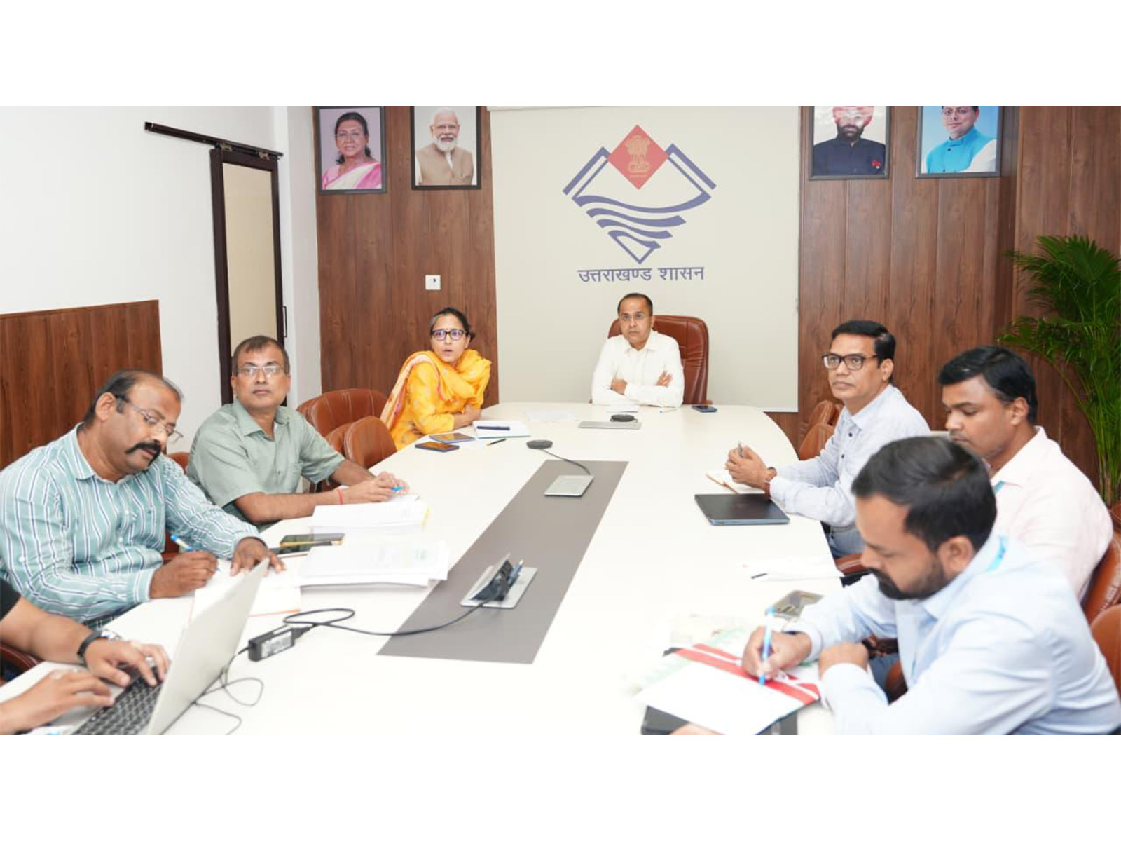 Uttarakhand Home Secretary Shailesh Bagauli reviews implementation of UCC (Photo/ANI)